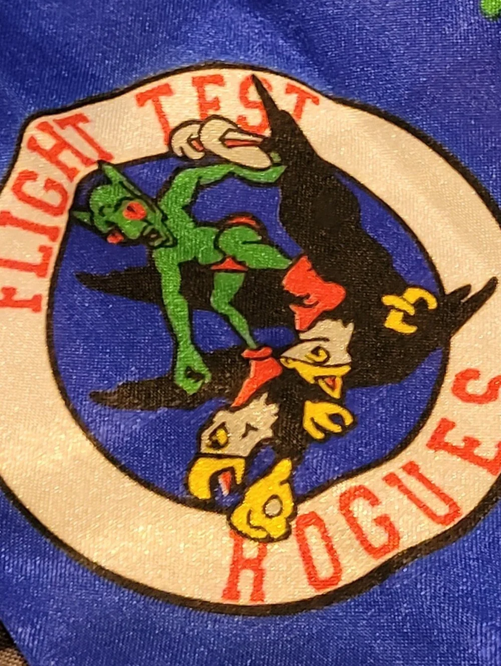 Official U. S. Air Force 339th Flight Test Squadron Military Silk Flight Scarf
